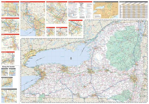 Rand McNally Easy to Read: New York State Map