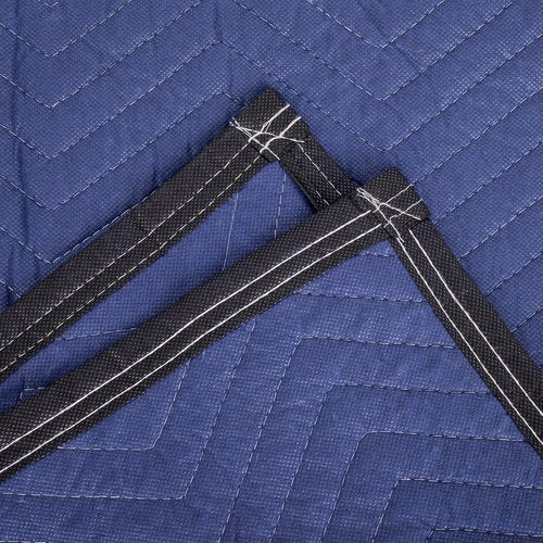 Packing & Moving Blanket - Professional Quilted Furniture Pad | 80" x 72" | 40 lb/dz (8 Blankets)