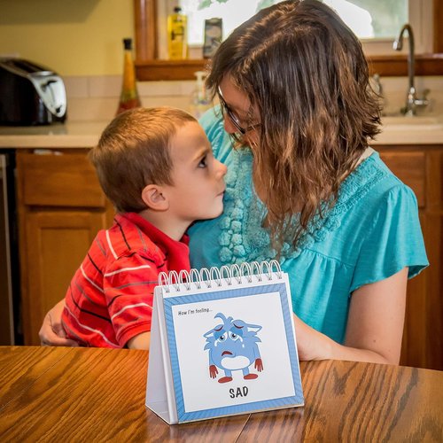 Monster Flipbook - Original Mood Flipbook for Kids | 20 Emotions to Help Identify Feelings
