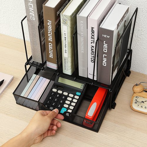Mr. Pen- Mesh Desk Organizer with Drawer, Office Desk Organizers and Accessories, Desktop & Desk File Organizer