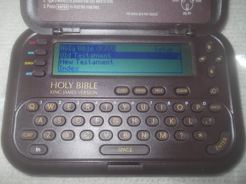Franklin Kjb-1440 Electronic King James Holy Bible