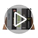 TILISMA Walnut Wooden Book Ends with Metal Base - Handmade Sturdy Book Holders