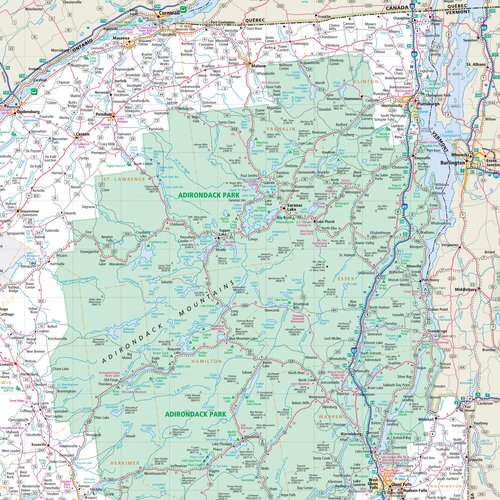 Rand McNally Easy to Read: New York State Map