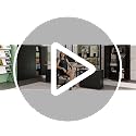 Letaya Metal Garage Storage Cabinets with Lock, 72 Inch Tall Steel Locker, 5 Adjustable Shelves, Black (72" x 36" x 18")