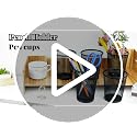 QYH Mesh Pencil Holder for Desk 6 Pack - Black Metal Cone Design