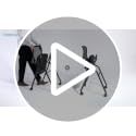 BROBRIYO Pro, Stackable & Foldable Conference Room Chairs with 2X Thick Cushion, Black, 1 Pack