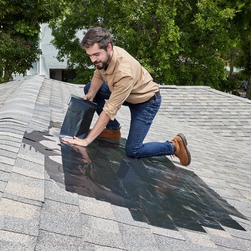 Flex Tape, MAX, Original Thick Flexible Rubberized Waterproof Tape - Seal and Patch Leaks, Works Underwater, Indoor Outdoor - Home RV Roof and Pool Repairs, Black, 4 in x 25 ft, Pack of 1