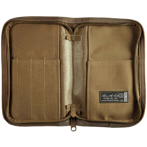 Rite in the Rain Weatherproof Side Spiral Kit: Tan CORDURA® Fabric Cover, 4.625" x 7" Tan Notebook, and Weatherproof Pen (No. 973T-KIT)