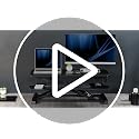 VIVO 32-inch Black Standing Desk Converter - Sit-Stand Adjustable Riser