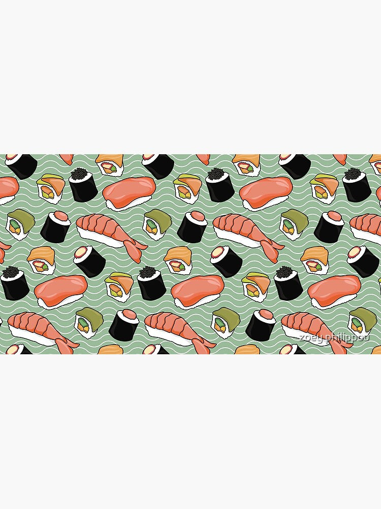 Sushi Lovers Mouse Pad | Fun Design for Home Office | Durable & Easy to Clean