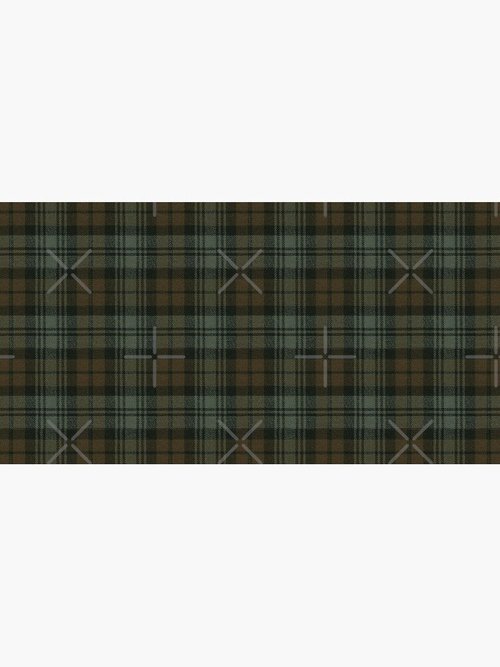 Black Tartan Mouse Pad – Weathered Scottish Design | Durable & Stylish