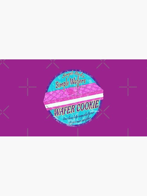 Simple Rick Wafer Cookie Mouse Pad | Fun Design for Gamers & Office Use