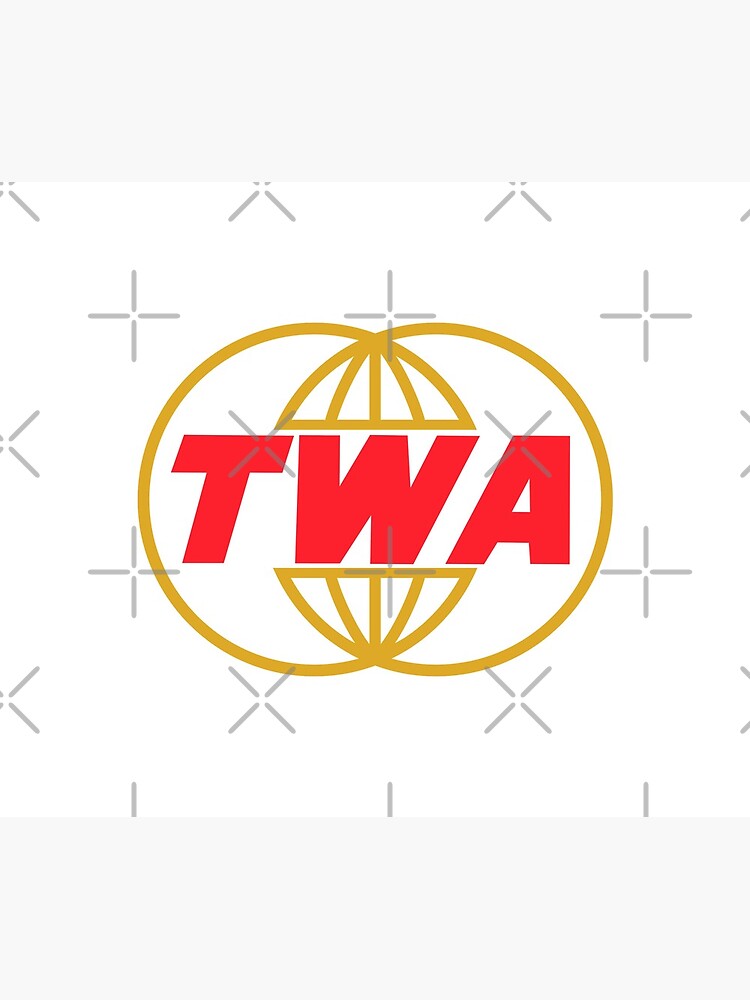 Vintage TWA Airlines Logo Mouse Pad | Retro Design for Home Office