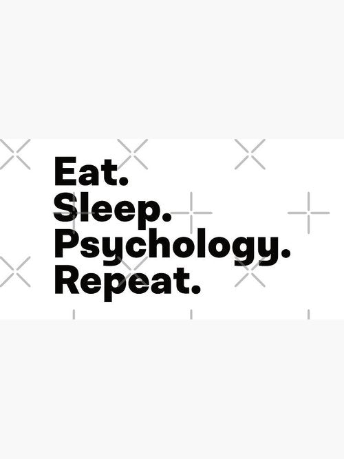 Eat Sleep Psychology Repeat | Fun Mouse Pad for Psychology Lovers