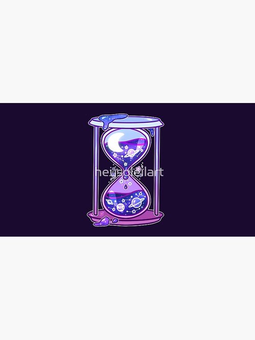 Celestial Hourglass Mouse Pad | Stylish Design for Home Office Use