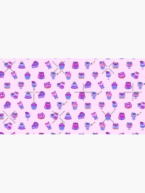 Blueberry Frog Mouse Pad | Colorful Design | Perfect for Home Office