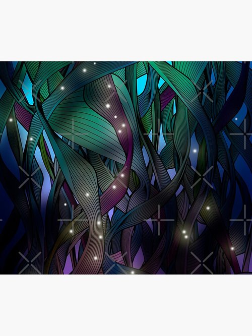 Fireflies Mouse Pad – Nocturne Design | Stylish & Unique Desk Accessory