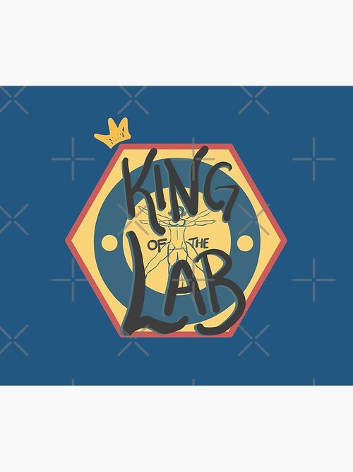 King of the Lab Mouse Pad | Durable Design for Gamers | Bones Theme