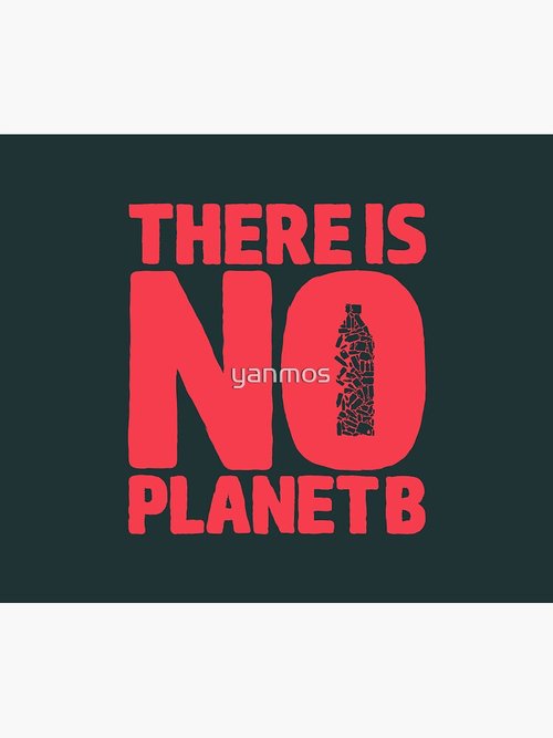 Eco-Friendly No Planet B Mouse Pad | Sustainable Design for Home Office