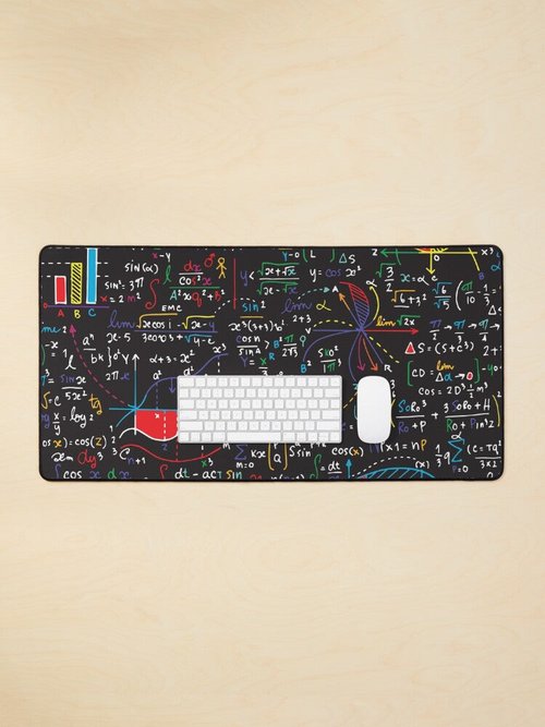 Mathematics Mouse Pad – Durable | Stylish Design for Students & Professionals
