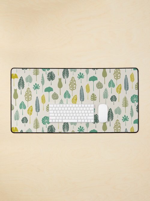 Cat & Plant 49 | Eco-Friendly Mouse Pad for Cat Lovers