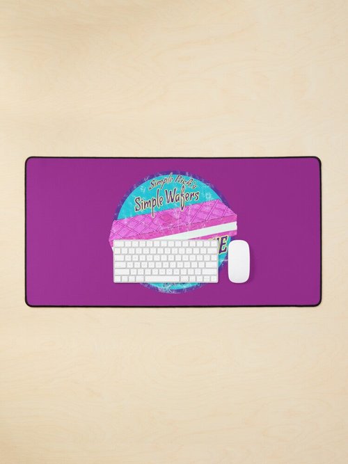 Simple Rick Wafer Cookie Mouse Pad | Fun Design for Gamers & Office Use