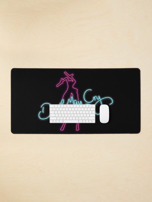 Devil May Cry Neon Mouse Pad | Gaming Accessory | Vibrant Design