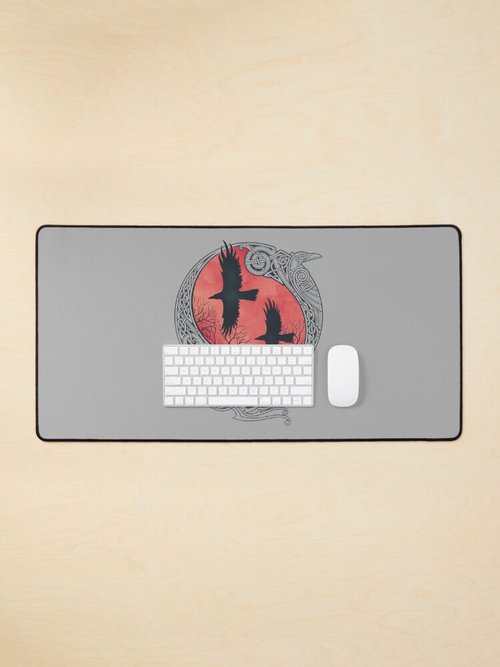 Premium HUGIN&MUNIN Mouse Pad | Durable & Stylish Design for Gamers