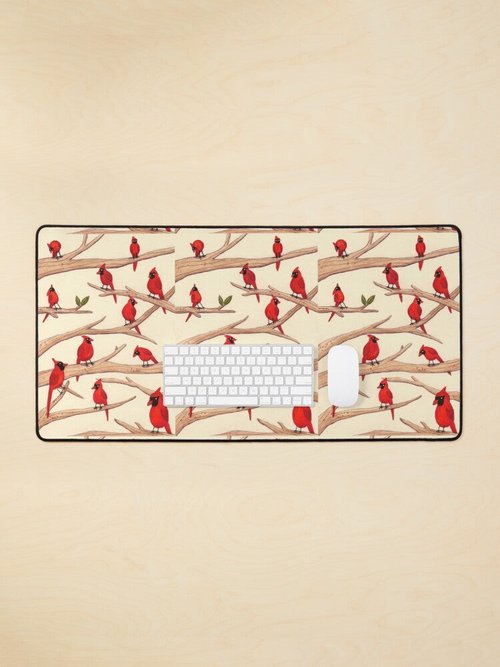 Cardinals Mouse Pad | Durable Design | Perfect for Home or Office