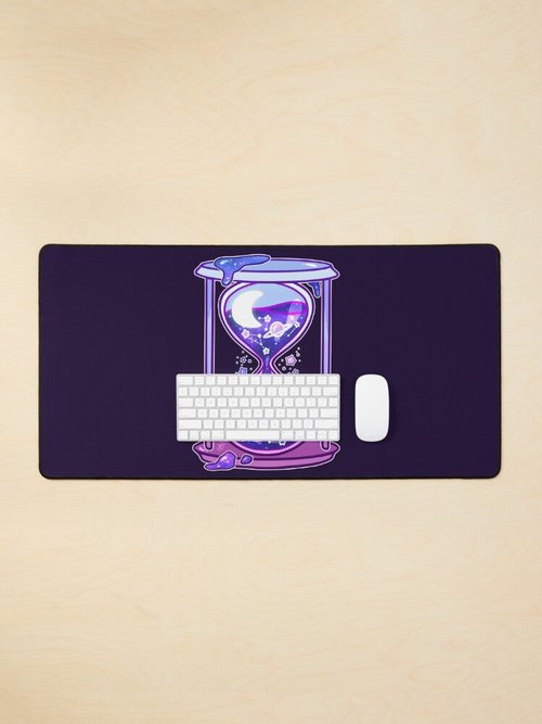 Celestial Hourglass Mouse Pad | Stylish Design for Home Office Use