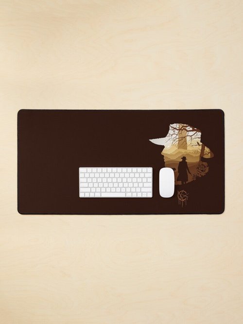 Roland Silhouette Mouse Pad | Dark Tower Design | Vibrant Colors