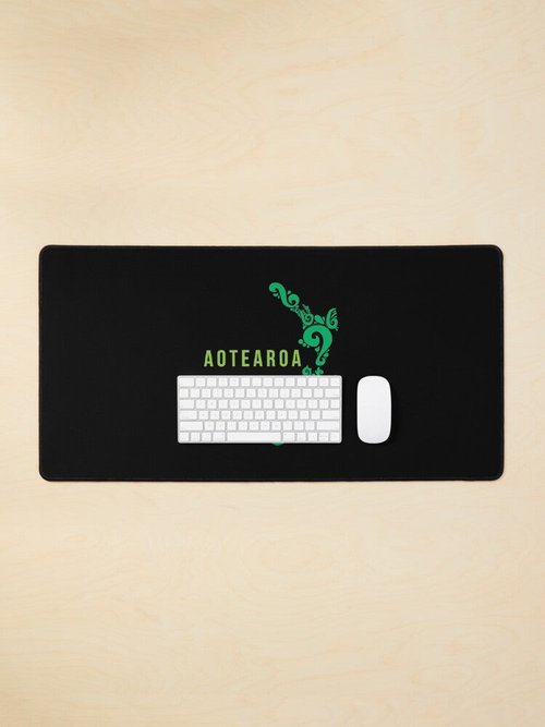 New Zealand Map Mouse Pad | Aotearoa Gift for Kiwis | Durable Design