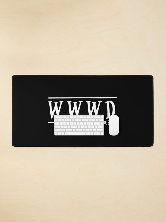 WWWD Mouse Pad | Fun Office Accessory for Creative Minds