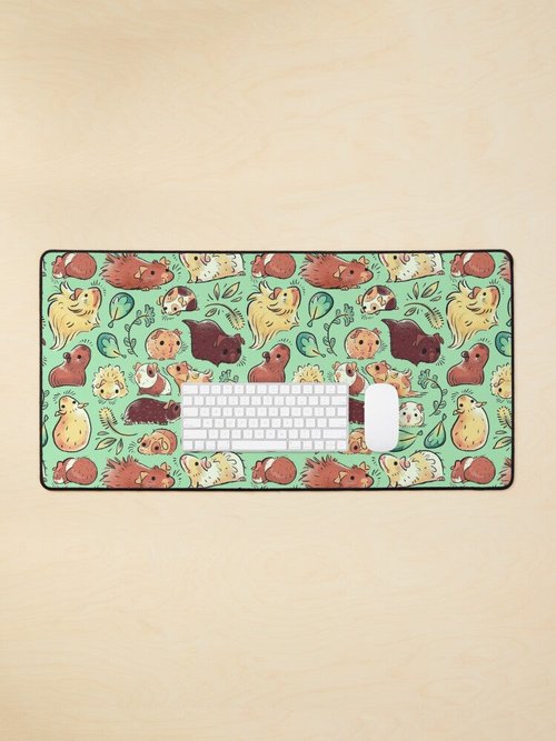 Guinea Pig Huddle Mouse Pad | Cute Design | Perfect for Animal Lovers
