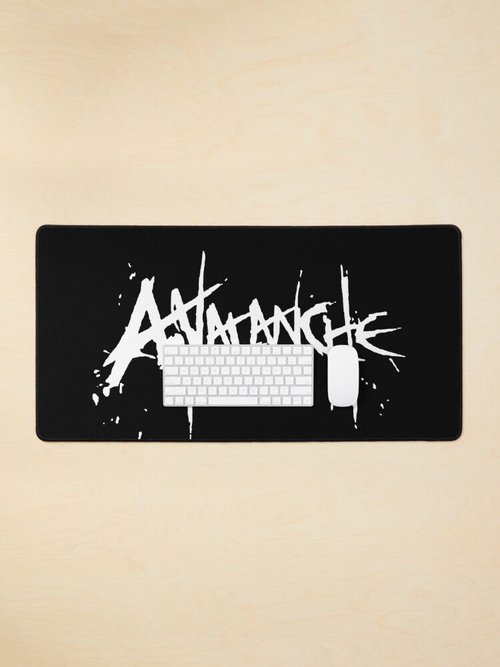 AVALANCHE Logo Mouse Pad | Final Fantasy VII Remake | White Design