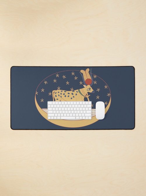 Celestial Cow Mouse Pad | Stylish Design for Home or Office Use