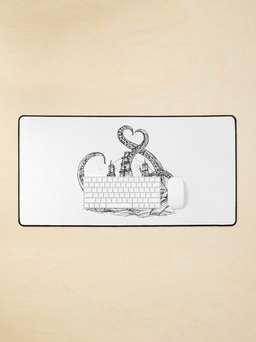 Kraken Mouse Pad | Durable Design | Perfect for Gamers & Home Office