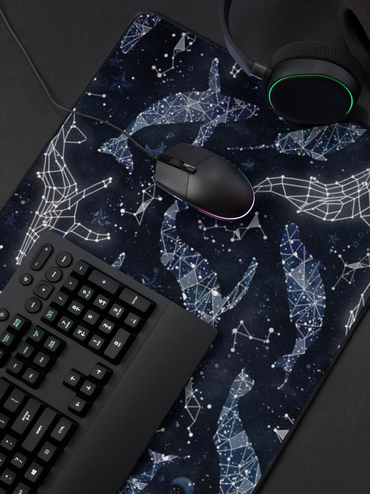 Whale Constellations Mouse Pad | Eco-Friendly Design for Home Office