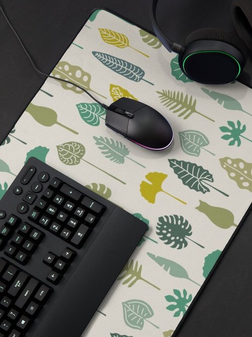 Cat & Plant 49 | Eco-Friendly Mouse Pad for Cat Lovers
