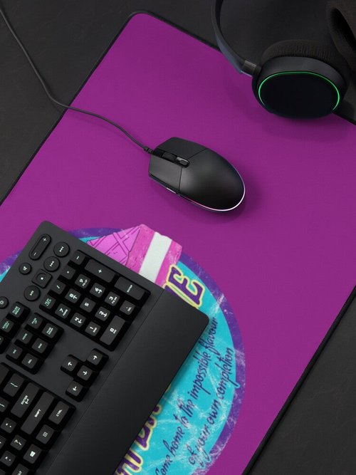 Simple Rick Wafer Cookie Mouse Pad | Fun Design for Gamers & Office Use