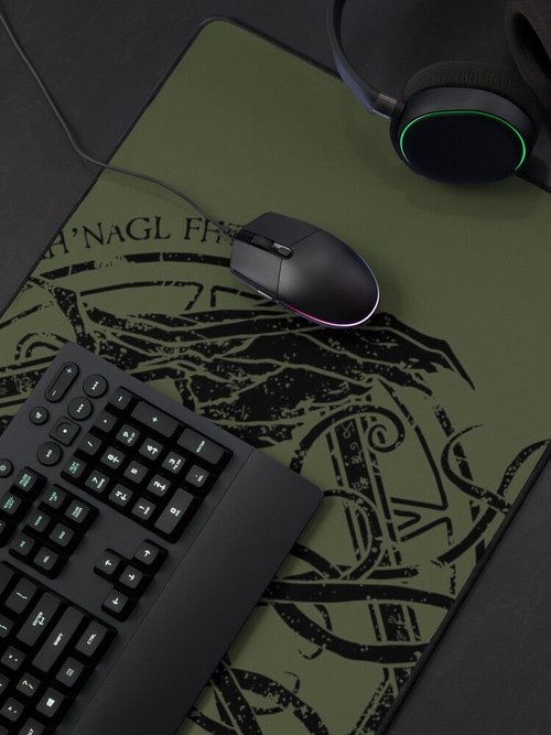Cthulhu Mouse Pad | Distressed Lovecraft Design | Unique Gaming Accessory