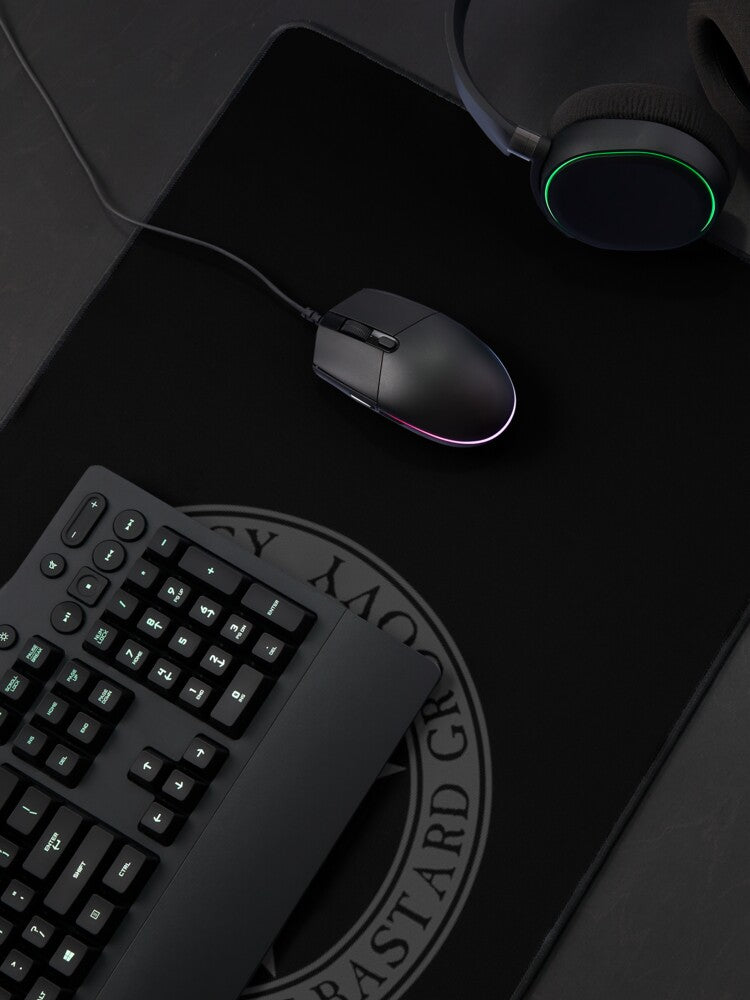 Utterly Bastard Groovy | Dark Grey Mouse Pad for Music Lovers