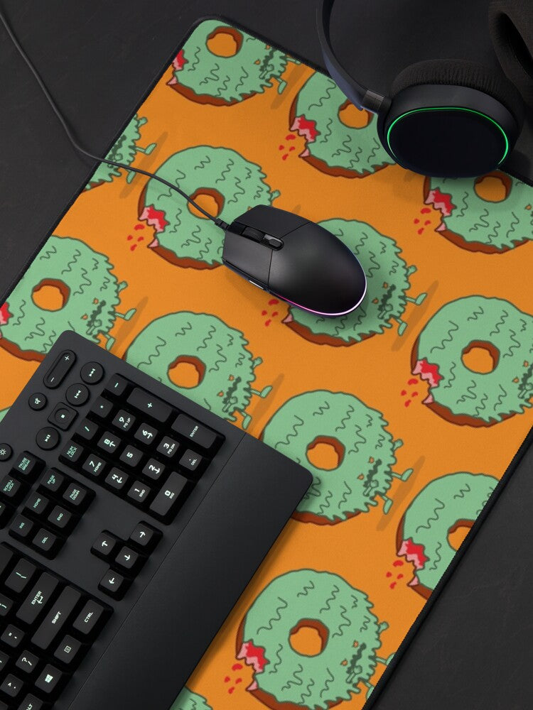 Zombie Donut Mouse Pad | Fun Design for Gamers | Durable & Stylish