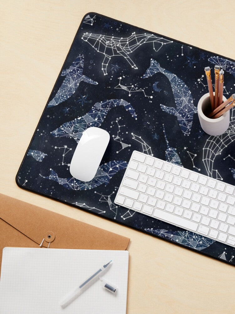 Whale Constellations Mouse Pad | Eco-Friendly Design for Home Office