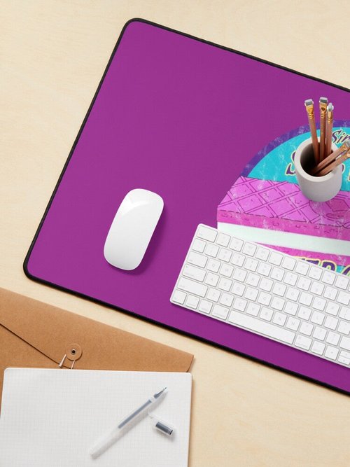 Simple Rick Wafer Cookie Mouse Pad | Fun Design for Gamers & Office Use