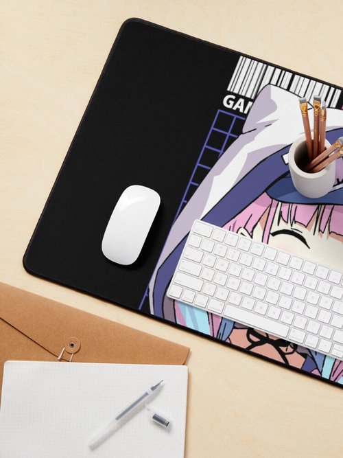 Hololive Aqua Mouse Pad – Soft Fabric | Stylish Hoodie Design