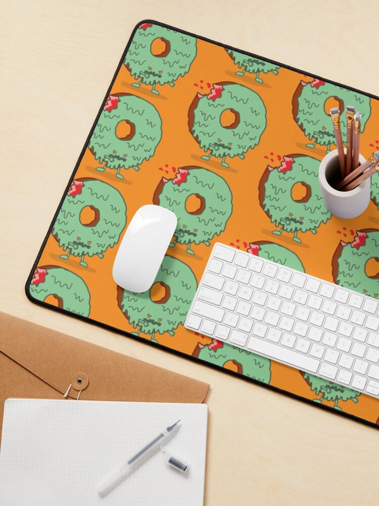 Zombie Donut Mouse Pad | Fun Design for Gamers | Durable & Stylish