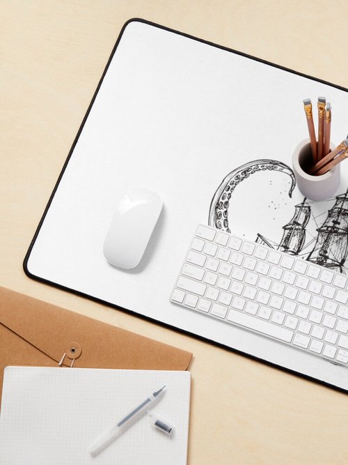 Kraken Mouse Pad | Durable Design | Perfect for Gamers & Home Office