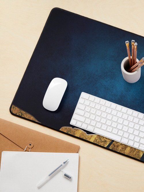 Midnight Desert Moon | Stylish Mouse Pad for Home or Office Use