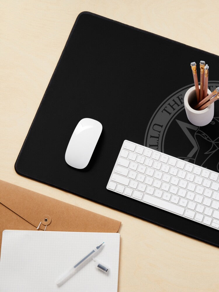 Utterly Bastard Groovy | Dark Grey Mouse Pad for Music Lovers